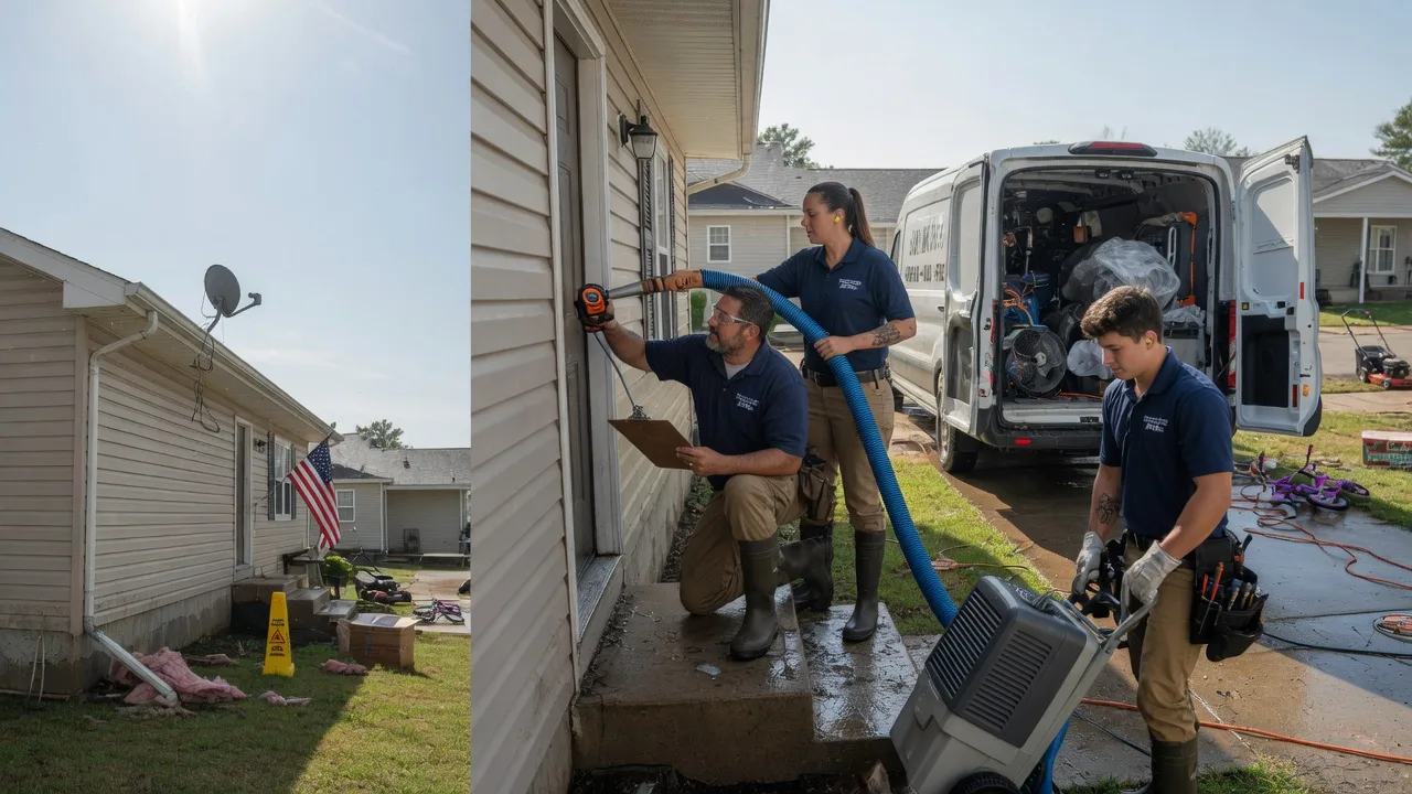 Ceiling Water Damage Restoration in Purlear, NC near me